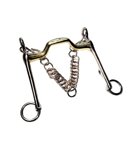 BOCADO DOMA GS ANATOMICO LARGO INOX. ZALDI