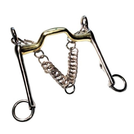 BOCADO DOMA GS ANATOMICO LARGO INOX. ZALDI