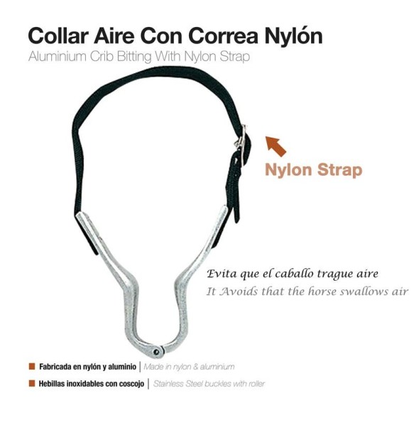 COLLAR AIRE CORREA NYLON ZALDI 2128N