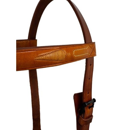 CABEZADA VAQUERA ARTESANA 24MM FRAGUA 611