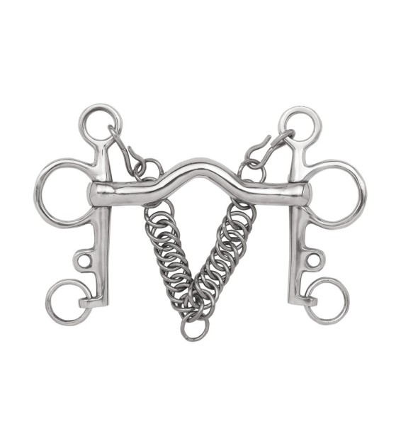 BOCADO PELHAM PUENTE INOX ECO L14