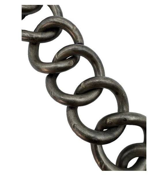 BARBADA LOPEZ INOX ENVEJECIDO /12 MALLAS SIMPLES / GRUESA -19CM