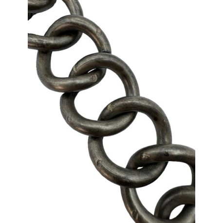 BARBADA LOPEZ INOX ENVEJECIDO /12 MALLAS SIMPLES / GRUESA -19CM
