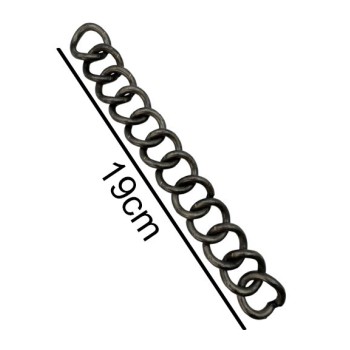 BARBADA LOPEZ INOX ENVEJECIDO /12 MALLAS SIMPLES / GRUESA -19CM