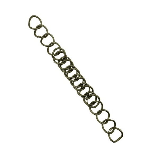 BARBADA LOPEZ INOX ENVEJECIDO / 20 MALLAS DOBLES -23CM