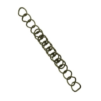 BARBADA LOPEZ INOX ENVEJECIDO / 20 MALLAS DOBLES -23CM