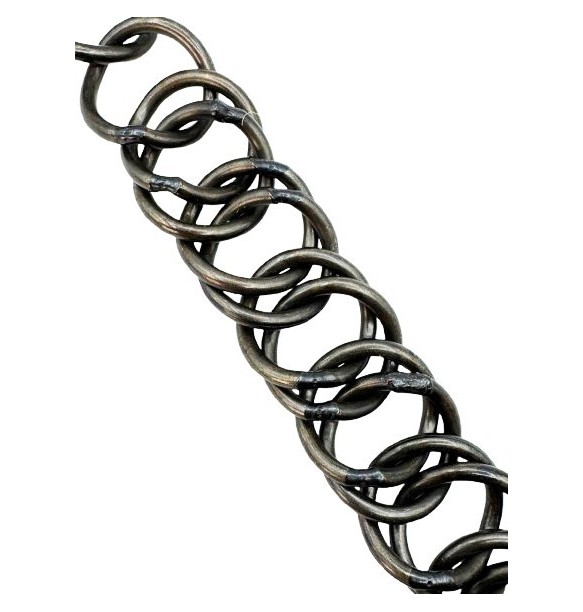 BARBADA LOPEZ INOX ENVEJECIDO / 20 MALLAS DOBLES -23CM