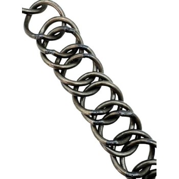 BARBADA LOPEZ INOX ENVEJECIDO / 20 MALLAS DOBLES -23CM