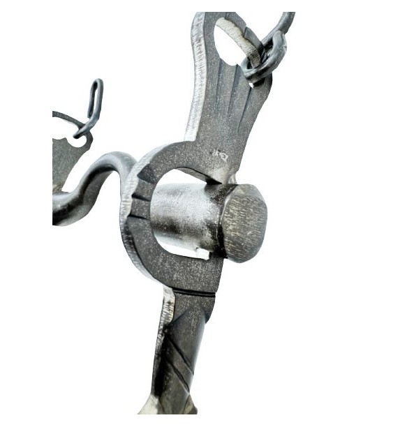 BOCADO LOPEZ VAQUERO INOX ENVEJECIDO / ASA CALDERA NORMAL / FIJO