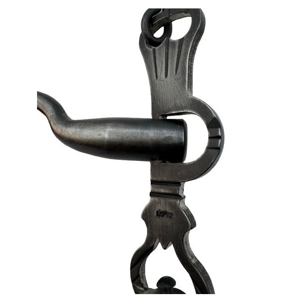 BOCADO LOPEZ VAQUERO SIN BARRA INOX ENVEJECIDO / ASA CALDERA NORMAL / ARTICULADO