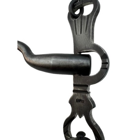 BOCADO LOPEZ VAQUERO SIN BARRA INOX ENVEJECIDO / ASA CALDERA NORMAL / ARTICULADO