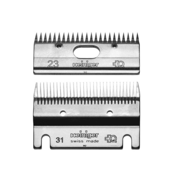 JUEGO CUCHILLA HEINIGER 31/23 701015 -ESQUILEO STANDAR-PELO GRUESO/SUCIO