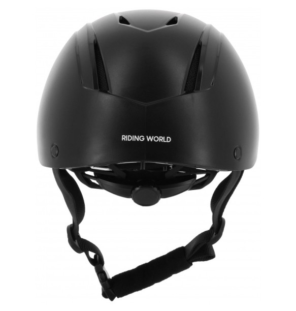 CASCO RIDING WORLD TOPY 911610 -NEGRO MATE-