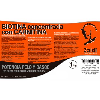 PIENSO COMPL. BIOTINA CARNITINA ZALDI 2,5 KGR